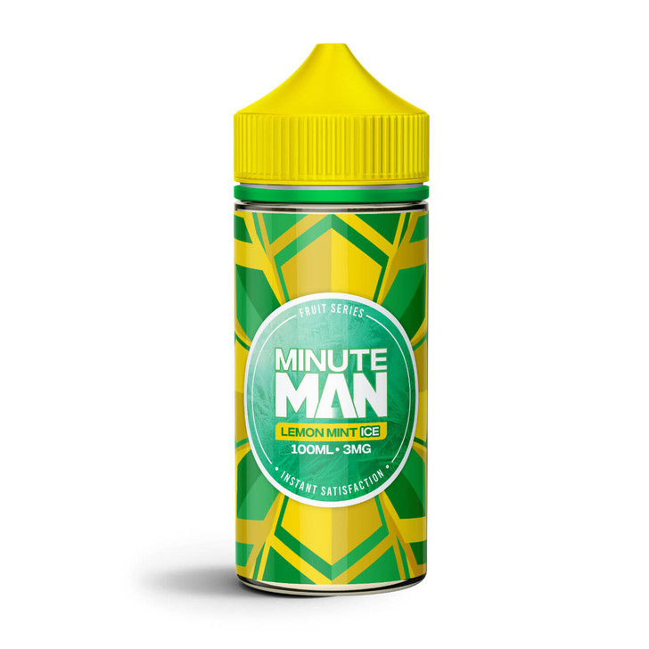 Minute Man Lemon Mint Ice Tobacco Free Nicotine 100ml E-Juice