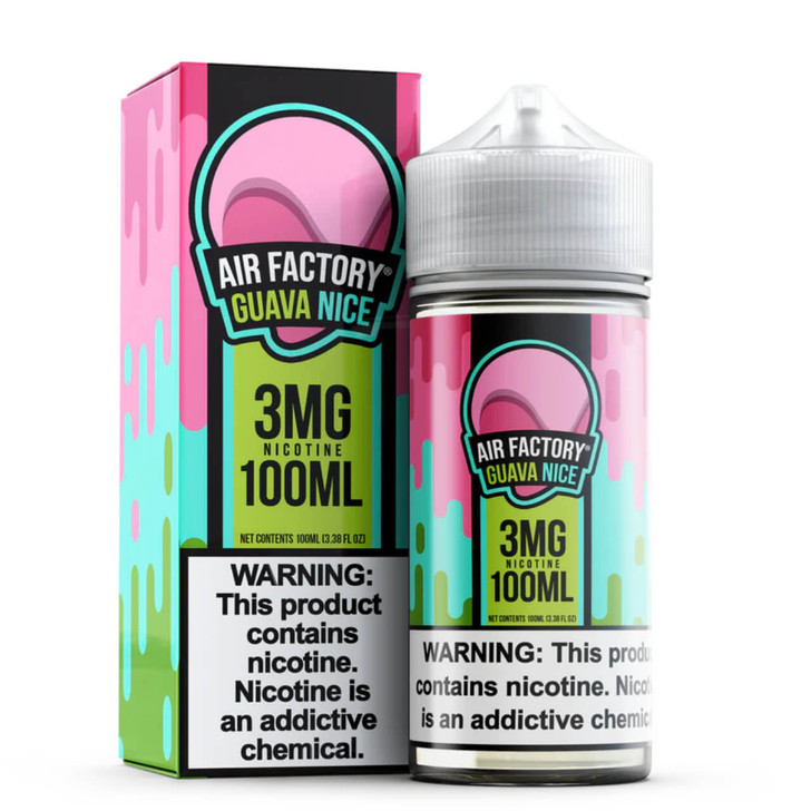 Air Factory Guava Nice Tobacco Free Nicotine 100ml E-Juice