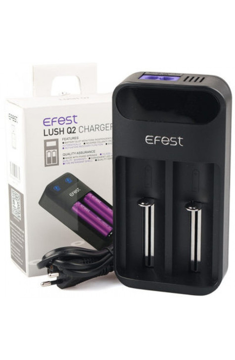 Efest LUSH Q2 Intelligent LED Battery Charger - 2 Bay