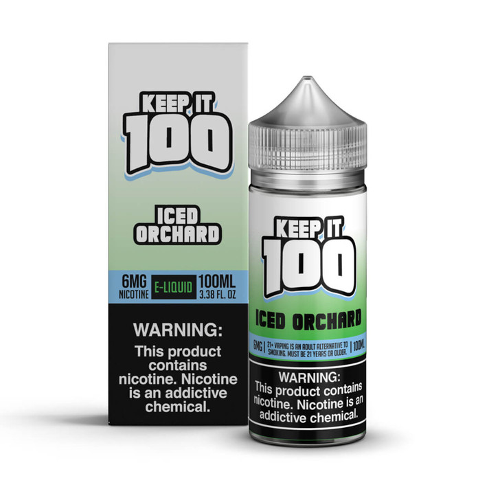 Keep it 100 Iced Orchard Synthetic Nicotine 100ml E-Juice