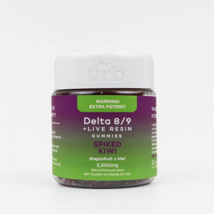 URB Delta 8 Delta 9 3500MG Gummies Spiked Kiwi