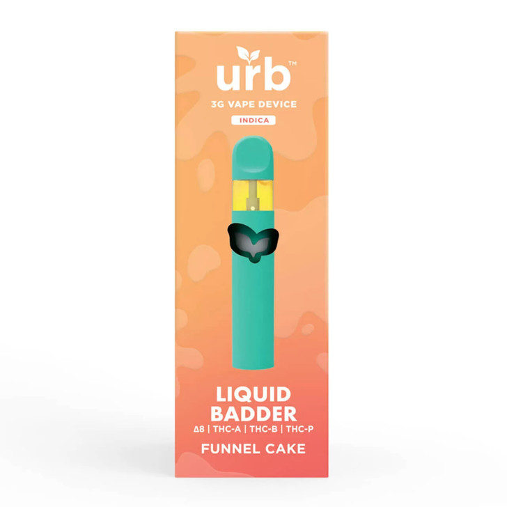 URB Liquid Badder D8THCATHCBTHCP 3G Disposable Funnel Cake