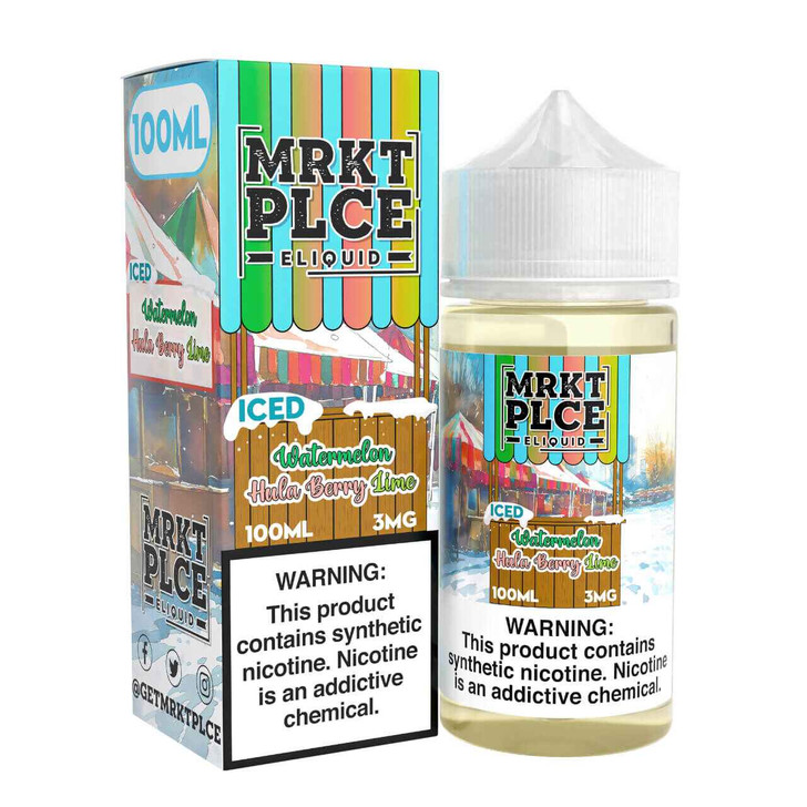 MRKTPLCE Iced Watermelon Hulaberry Lime 100ml E-Juice