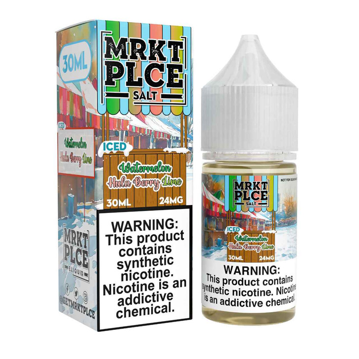 MRKTPLCE Iced Watermelon Hulaberry Lime Salt Nic 30ml E-Juice