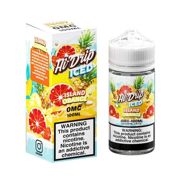 Hi-Drip Iced Island Orange 100ml E-Juice