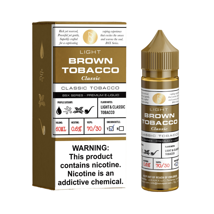 Glas Brown Tobacco 60ml E-Juice