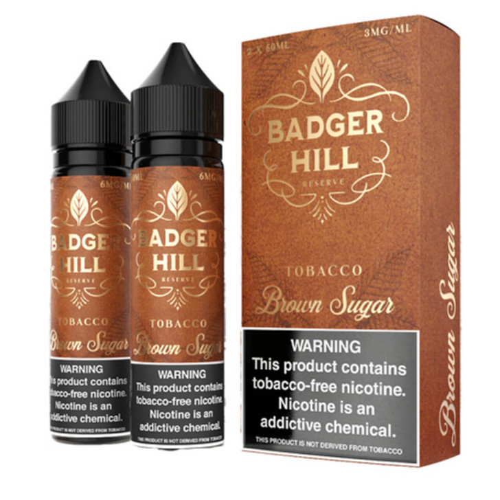 Badger Hill Reserve Brown Sugar Tobacco 120ml E-Juice