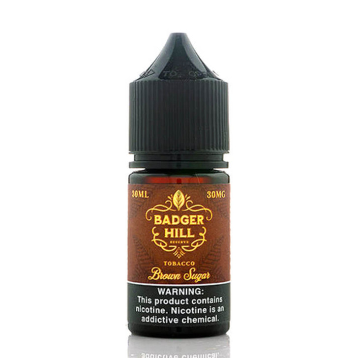 Badger Hill Reserve Salt Brown Sugar Tobacco 30ml E-Juice