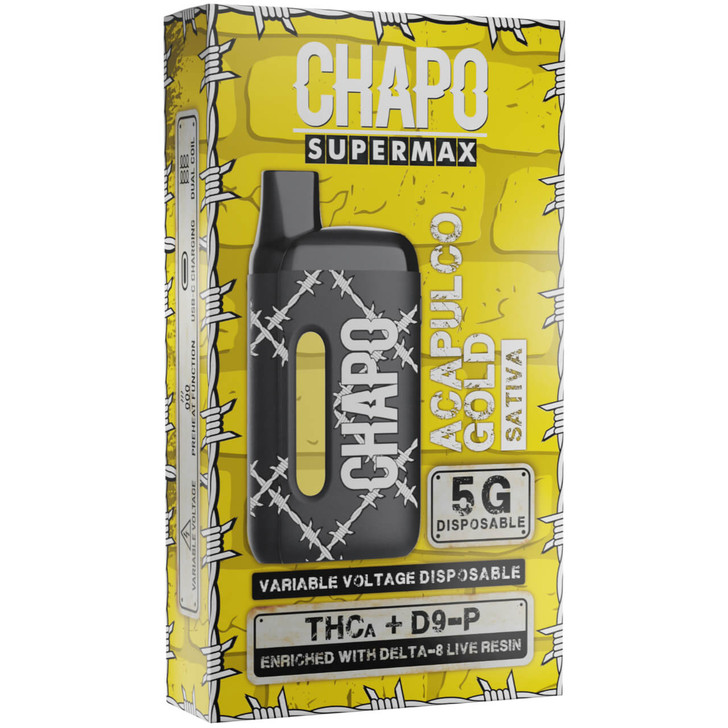 Chapo SuperMax Variable Voltage Disposable 5G Acapulco Gold