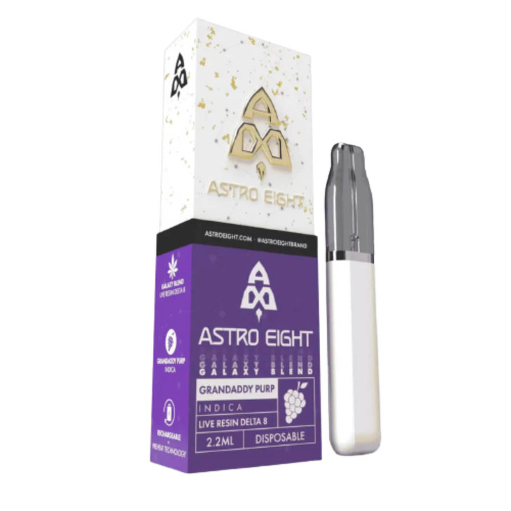 Astro Eight Galaxy Blend Live Resin Disposable Grandaddy Purp