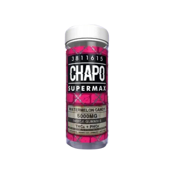 Chapo Extrax Super Max THC-A PHC-P D9 THC-P D8 Live Resin 5000MG Gummies-Watermelon Candy
