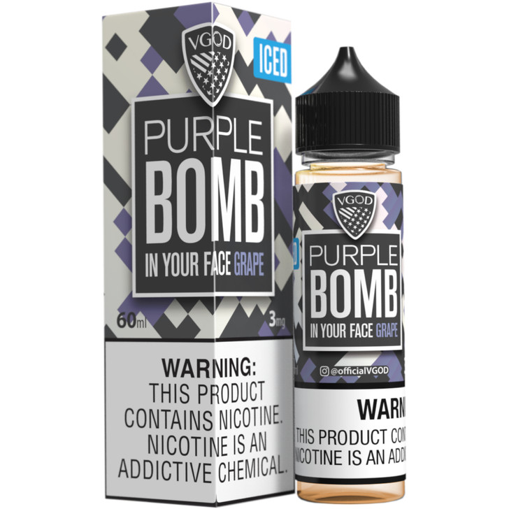 VGOD Iced Purple Bomb 60ml E-Juice 3mg