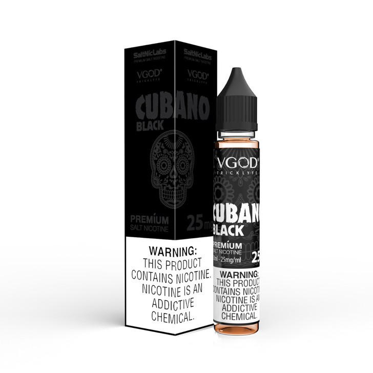 VGOD Cubano Black SaltNic 30ml Salt E-Juice 25mg