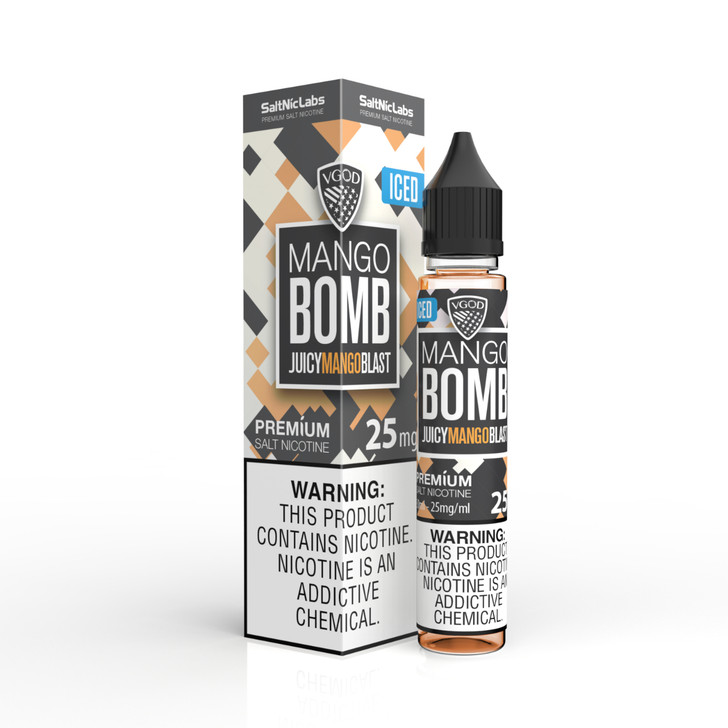 VGOD Iced Mango Bomb SaltNic 30ml Salt E-Juice 25mg