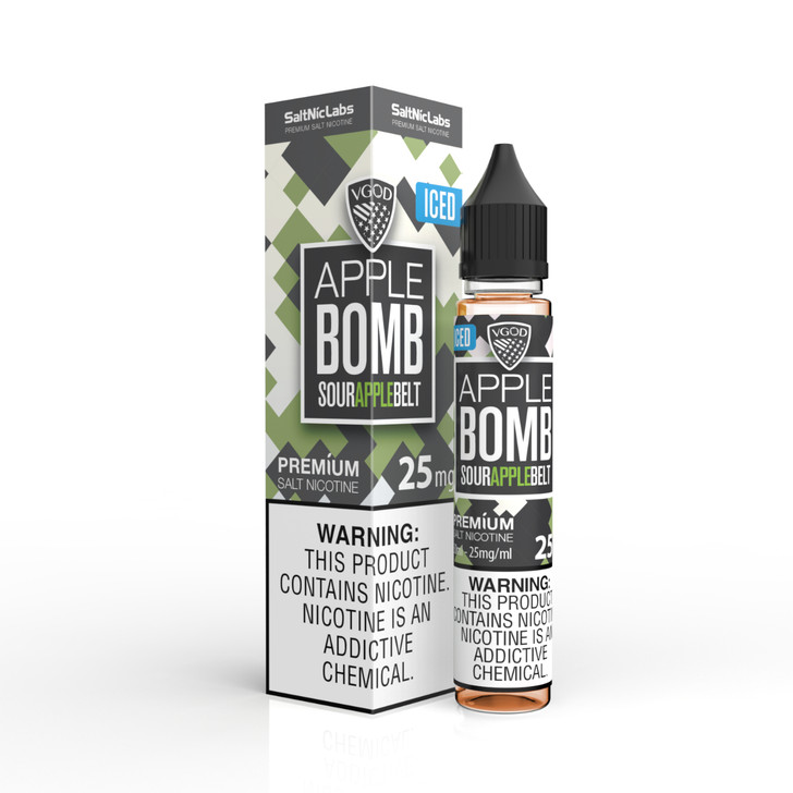 VGOD Iced Apple Bomb SaltNic 30ml Salt E-Juice 25mg