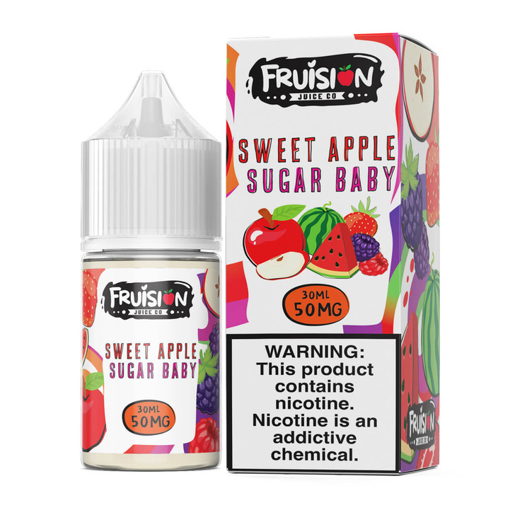 Fruision Salts Sweet Apple Sugar Baby 30ml E-Juice  30mg