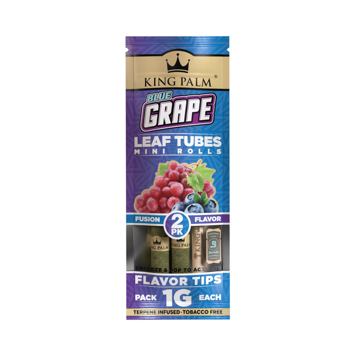 King Palm Mini Rolls - 2PK Blue Grape