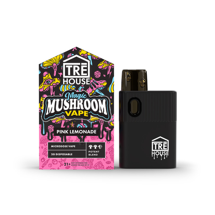 TRĒ House Magic Mushroom Blend Disposable  Pink Lemonade