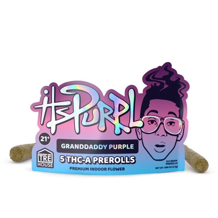 TRĒ House itsPurpl THC-A Pre-Roll