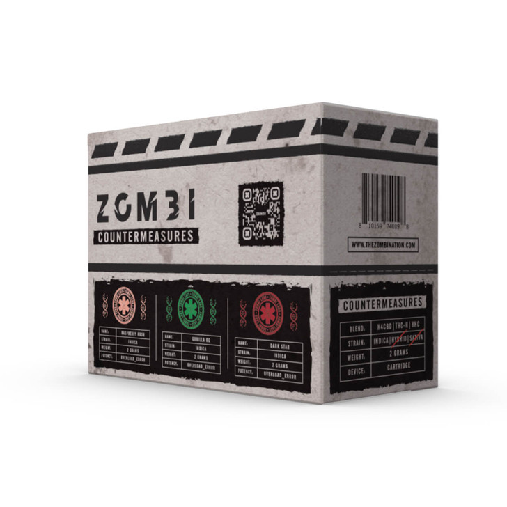 Zombi Countermeasures Cartridge Combo Pack - 6G Dark StarGorilla OGRaspberry Kush