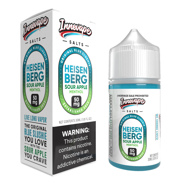 Innevape Heisenberg Sour Apple Menthol Salts 30ml E-Juice