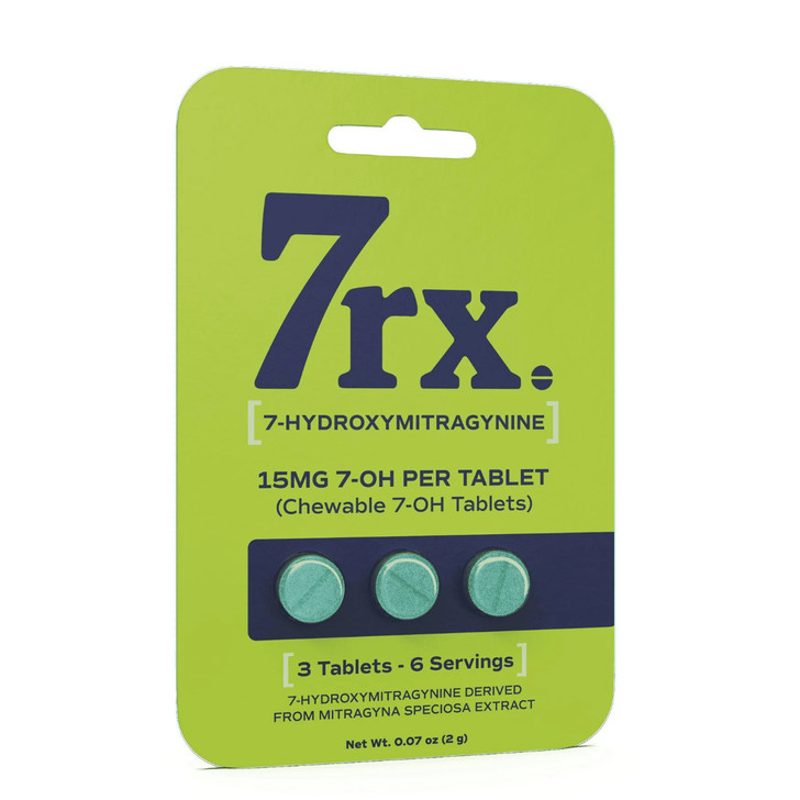 7RX 7-OH 7-Hyrdroxymitragynine Tablet (Pack of 3)