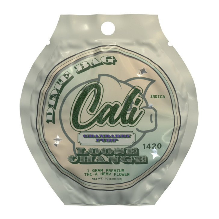 Cali Extrax Loose Change THC-A Hemp Flower - 1G (Pack of 12) Granddaddy Purp