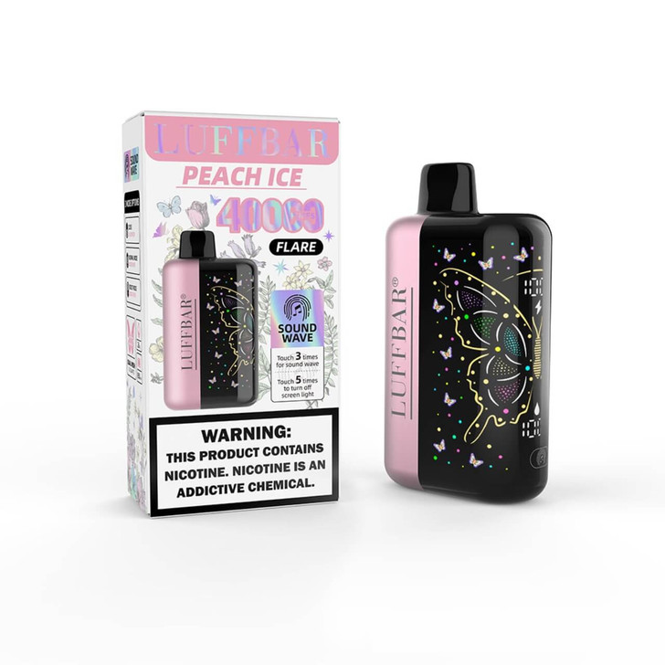LuffBar Flare 40K Puff Disposable Peach Ice