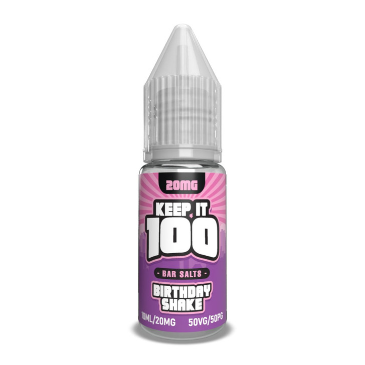 Keep it 100 Bar Salts Birthday Shake 10ml E-Juice