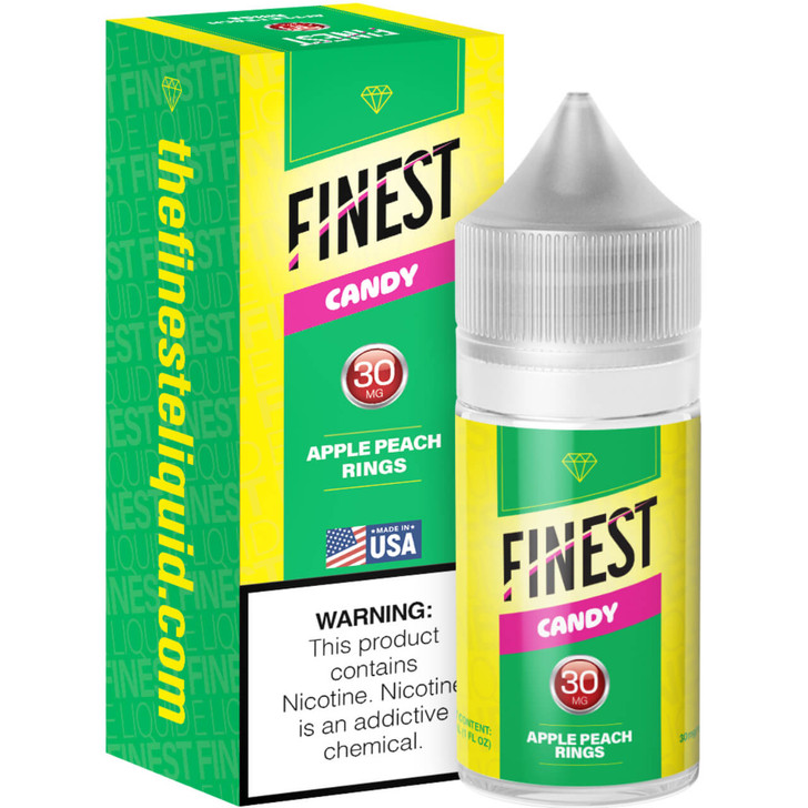 The Finest Candy Edition Apple Peach Rings 30ml Salt E-Liquid 30mg