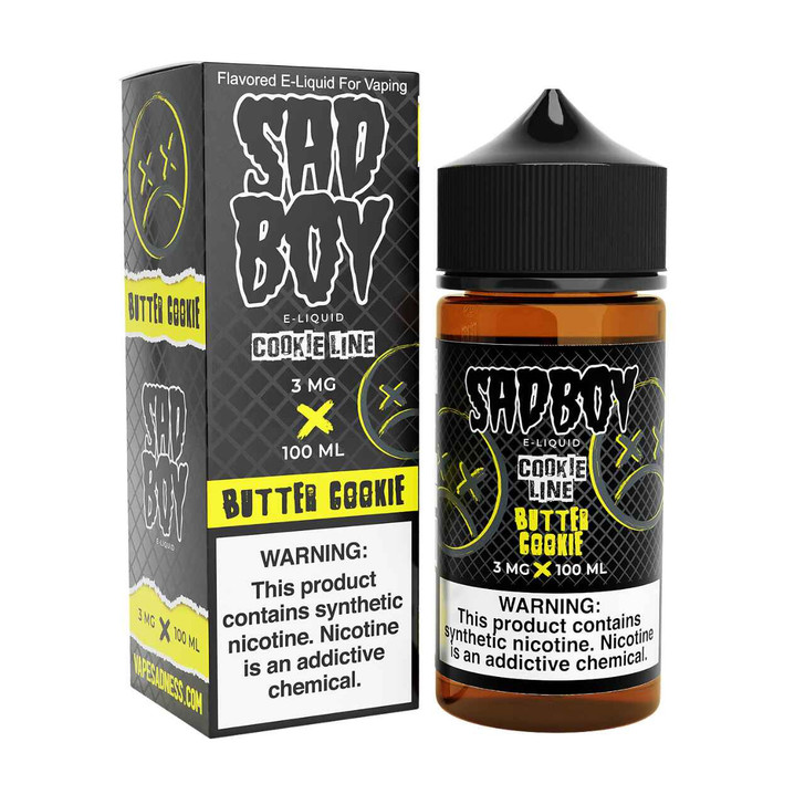 SadBoy CookieLine Butter Cookie Synthetic Nicotine 100ml E-Juice