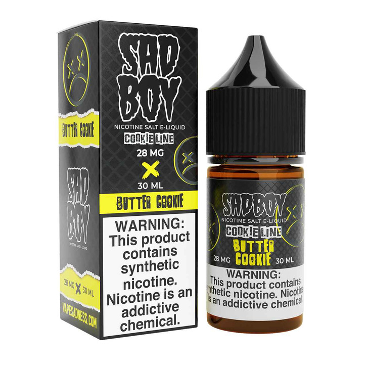 SadBoy CookieLine Butter Cookie Synthetic Nicotine 30ml Salt E-Juice