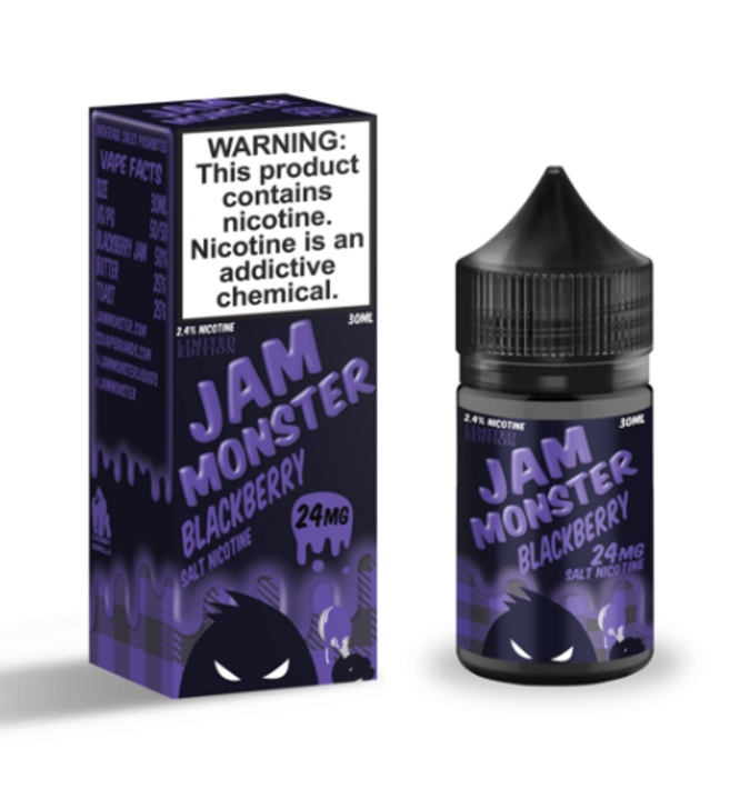Blackberry Salt eJuice by Jam Monster E-Liquid 30ML