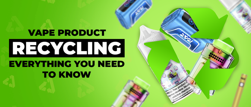 Vape Product Recycling: Everything You Need to Know - ECMVAPE