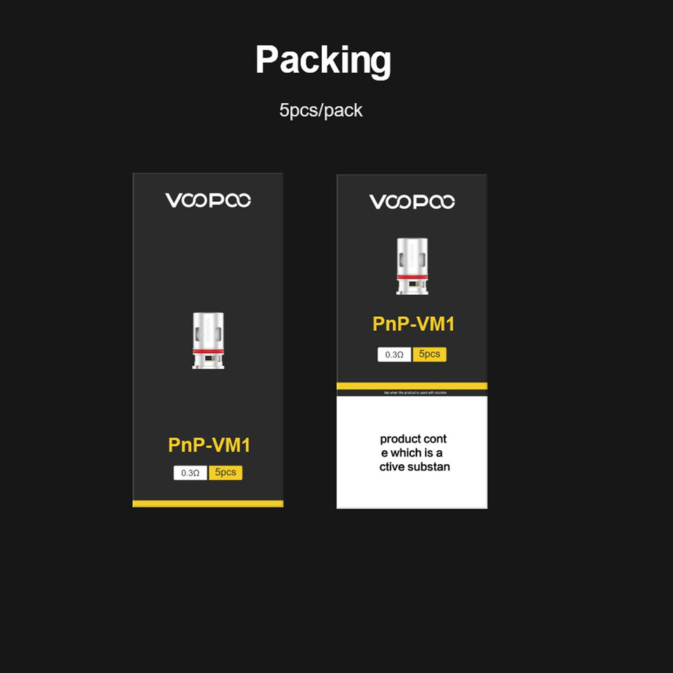 VooPoo PNP Coil - (Pack of 5)-Packing