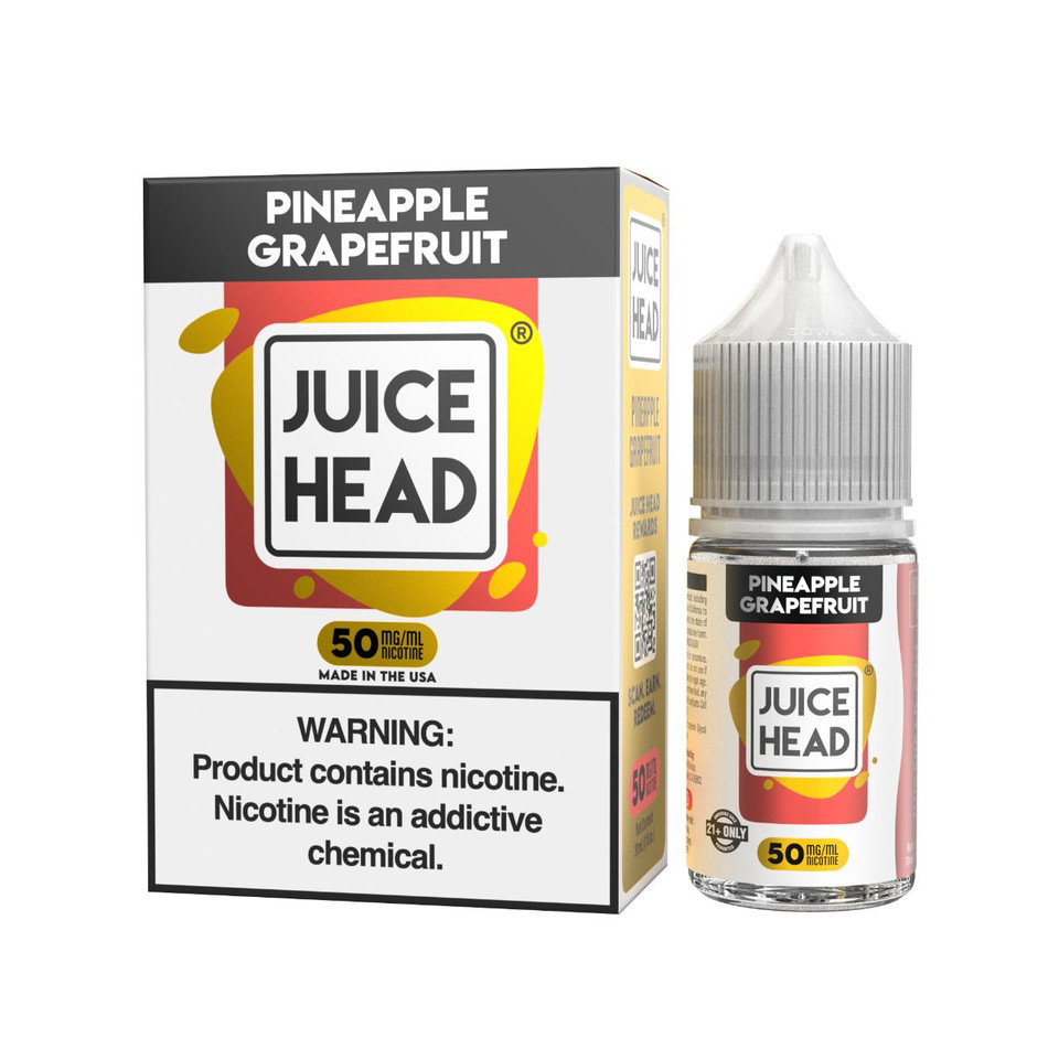 Juice Head Pineapple Grapefruit Salts 30ml E-Juice 50mg