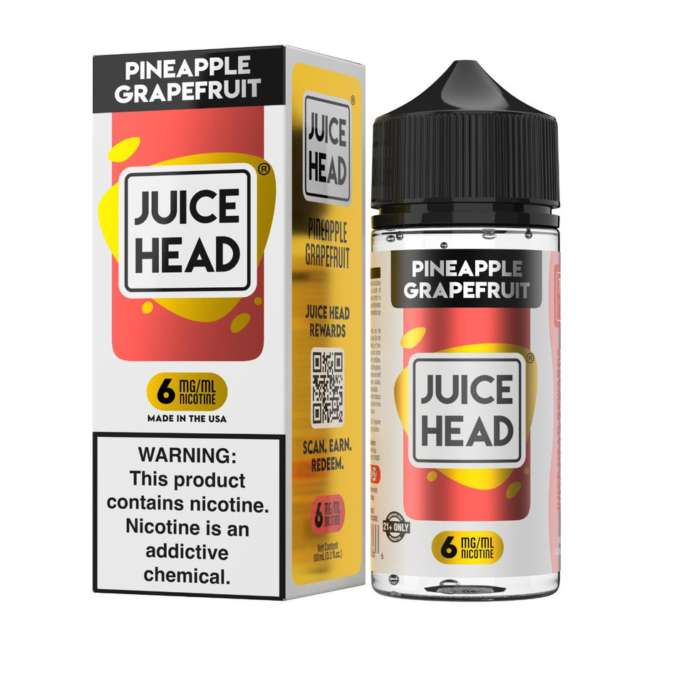 Juice Head Pineapple Grapefruit 100ml E-Juice 6mg
