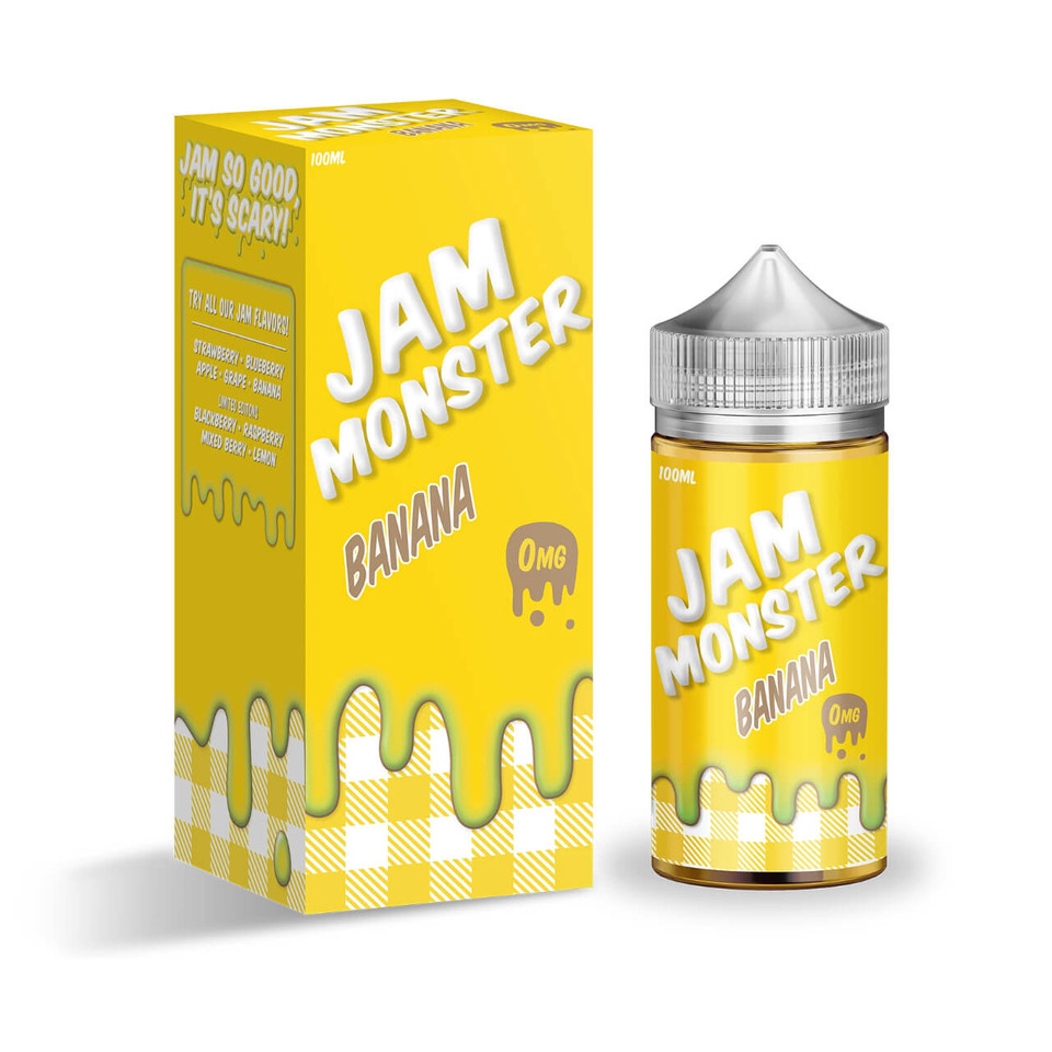 Banana 100ml E-Juice | Jam Monster