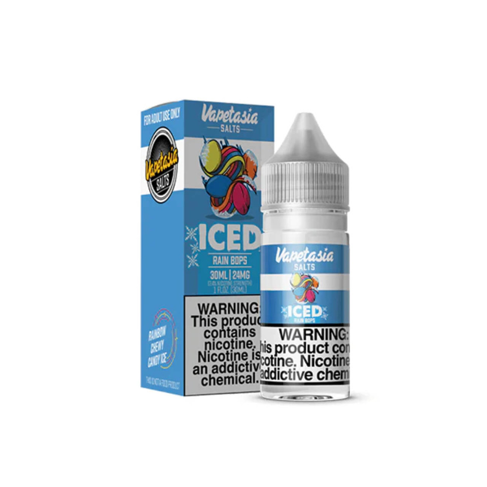 Vapetasia Salts Killer Sweets Iced Rain Bops 30ml Synthetic Nicotine E-Juice