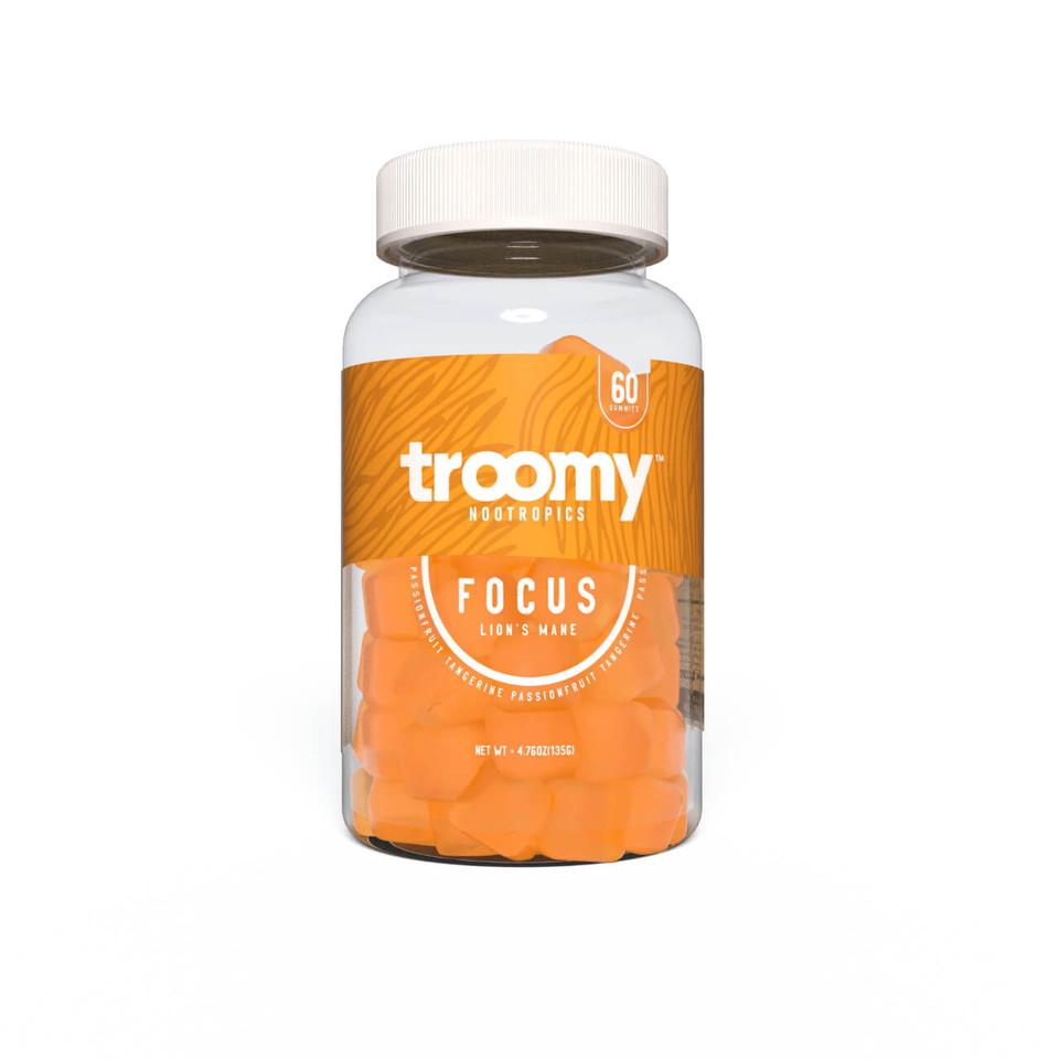 Troomy NooTropics Mushroom Gummies - 60ct Focus