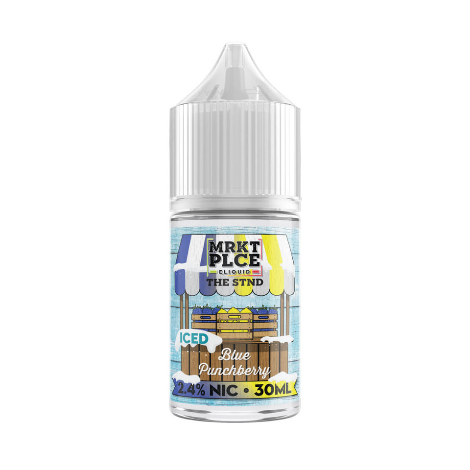 MRKTPLCE The Stnd Iced Blue Punchberry Salt Nic 30ml E-Juice