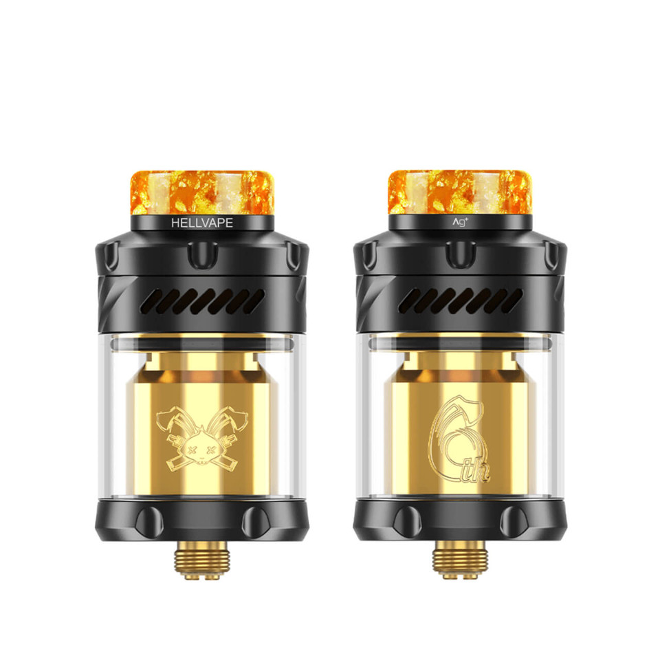 Hellvape Dead Rabbit 3 RTA 6th Anniversary Edition Black | Gold