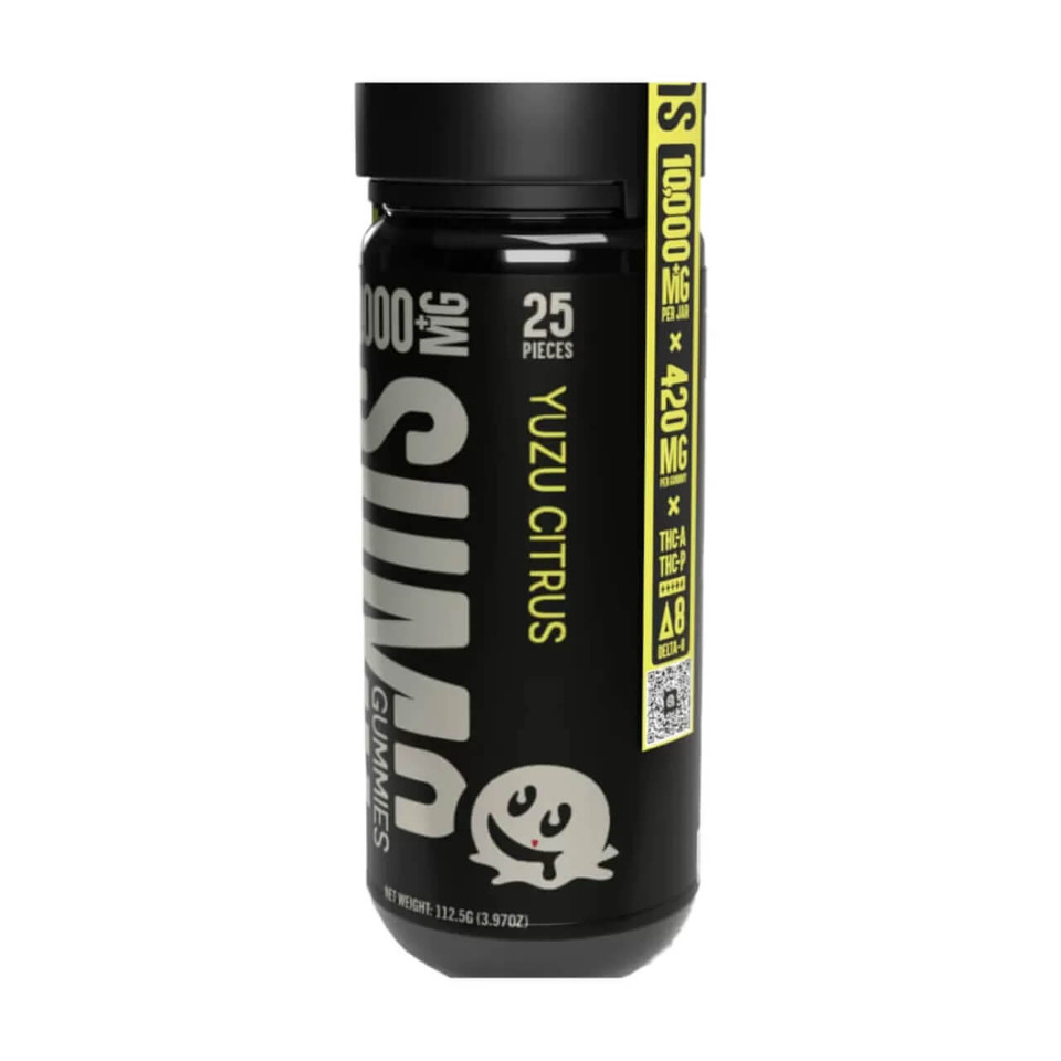 Half Bak’d Sumo Blend THC-A THC-P Delta 8 10,000MG Gummies-Yuzu Citrus