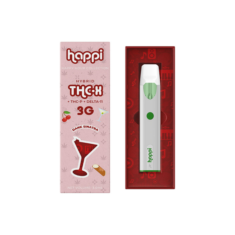 Happi Happy Hour Collection THC-P Delta-11 THC-X 3G Disposable-Dank Sinatra