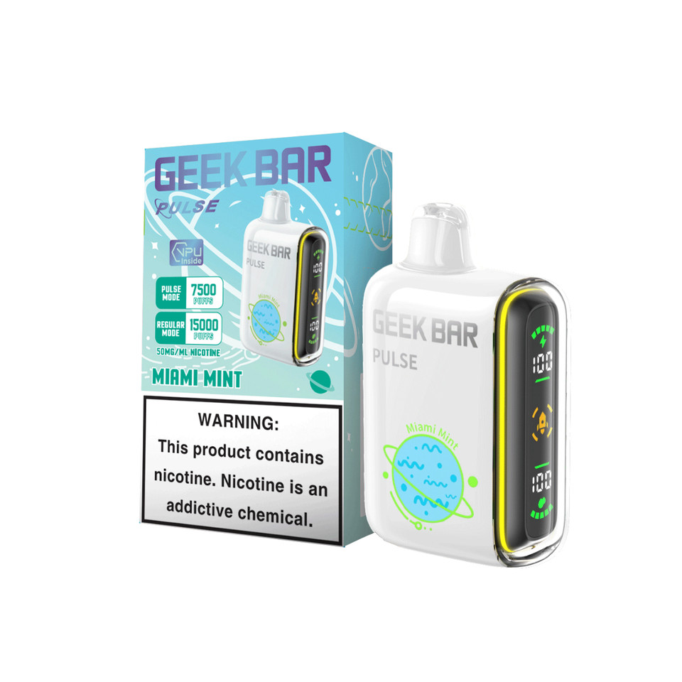 Geek Vape Pulse 15,000 Puff Disposable Miami Mint