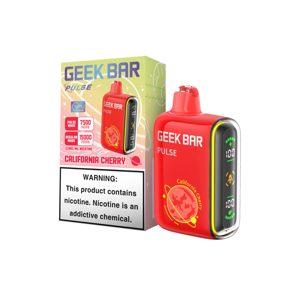 Geek Vape Pulse 15,000 Puff Disposable California Cherry