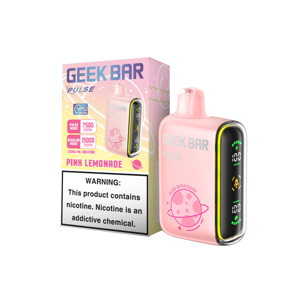 Geek Vape Pulse 15,000 Puff Disposable Pink Lemonade