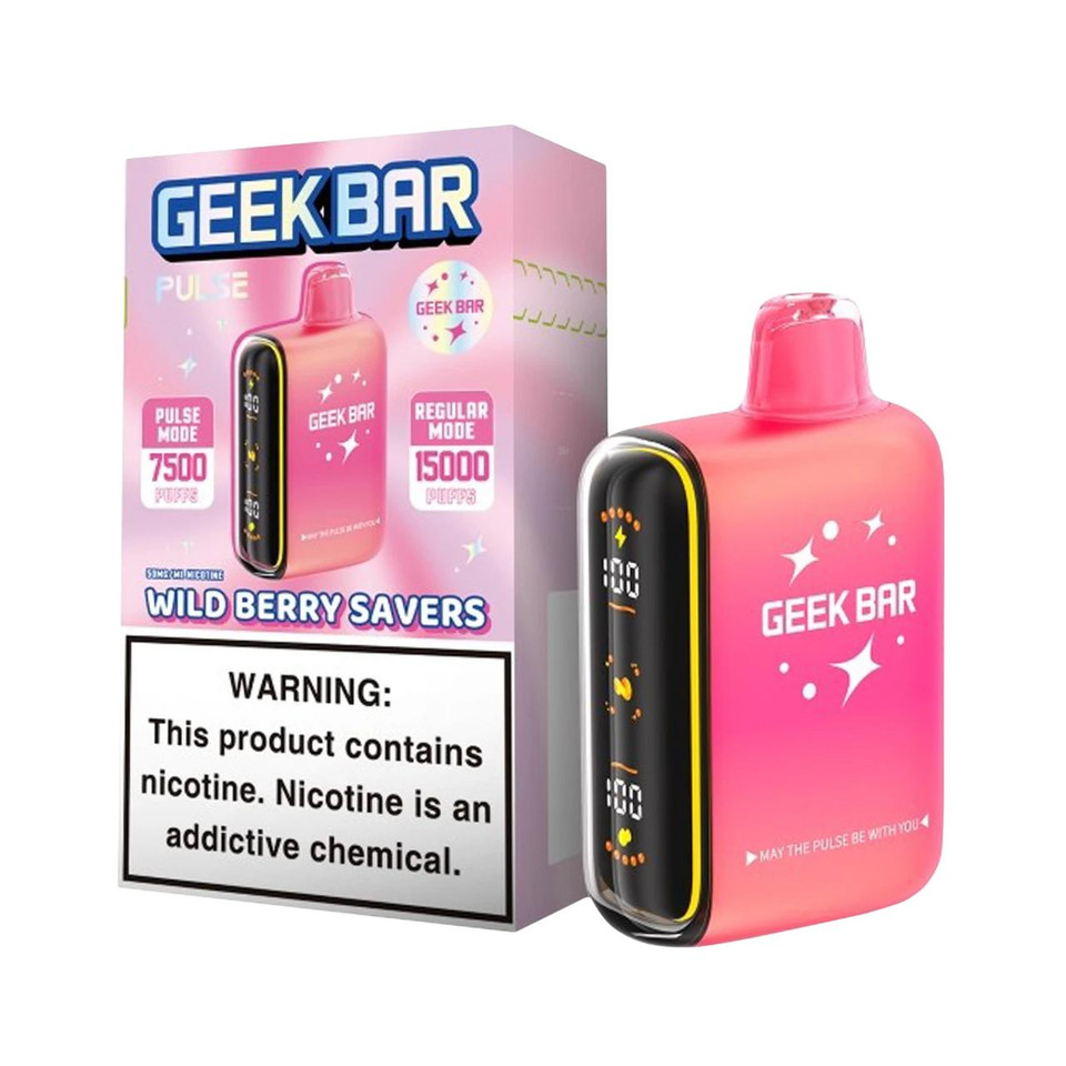 Geek Vape Pulse 15000 Puff Disposable Savers Edition - Wild Berry Savers