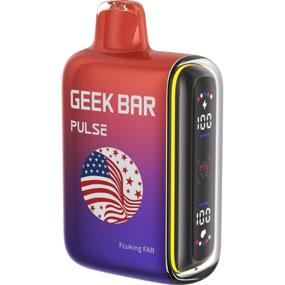 Geek Vape Pulse 15000 Puff Disposable Patriot Edition - Fcuking Fab