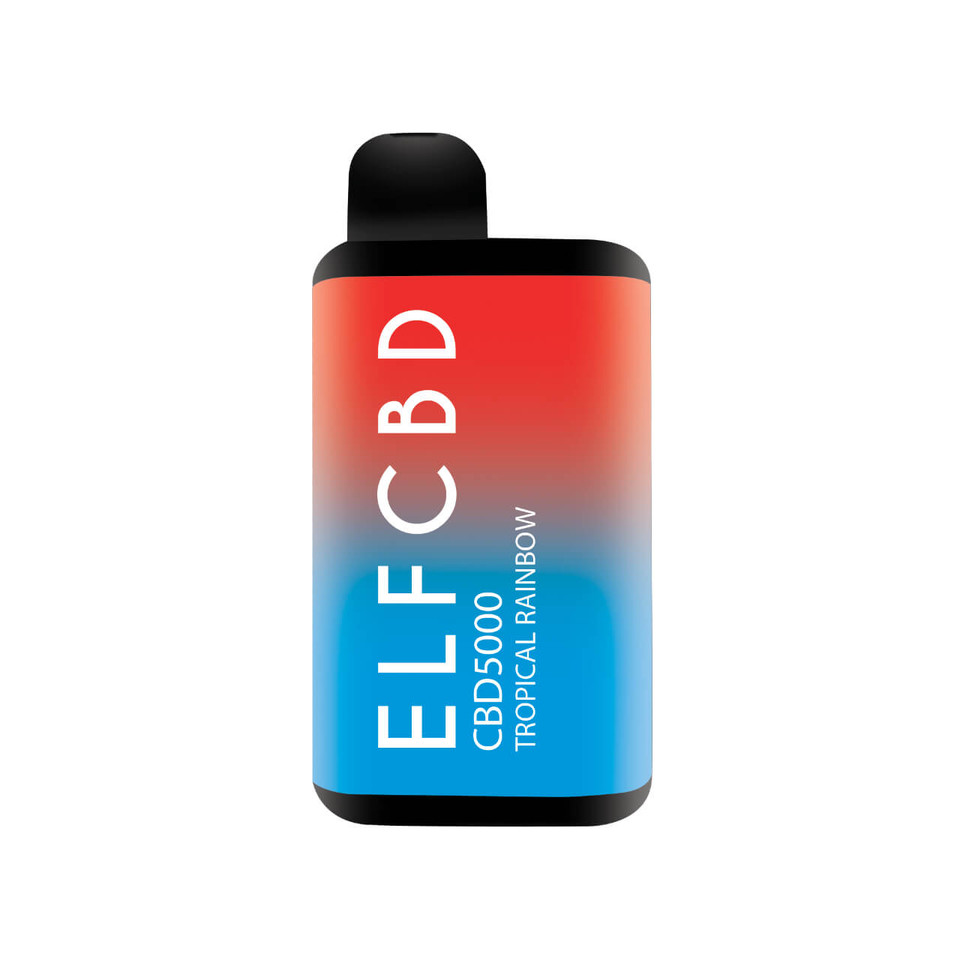ELF CBD CBD5000 Disposable 12ML TROPICAL RAINBOW DEVICE